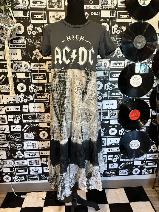 ACDC Band Tee Dress Size Small