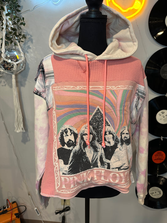 Pink Floyd Reworked Crop Sweatshirt Size Large