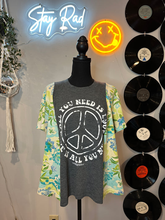 Beatles All You Need Is Love Rework Size M-L