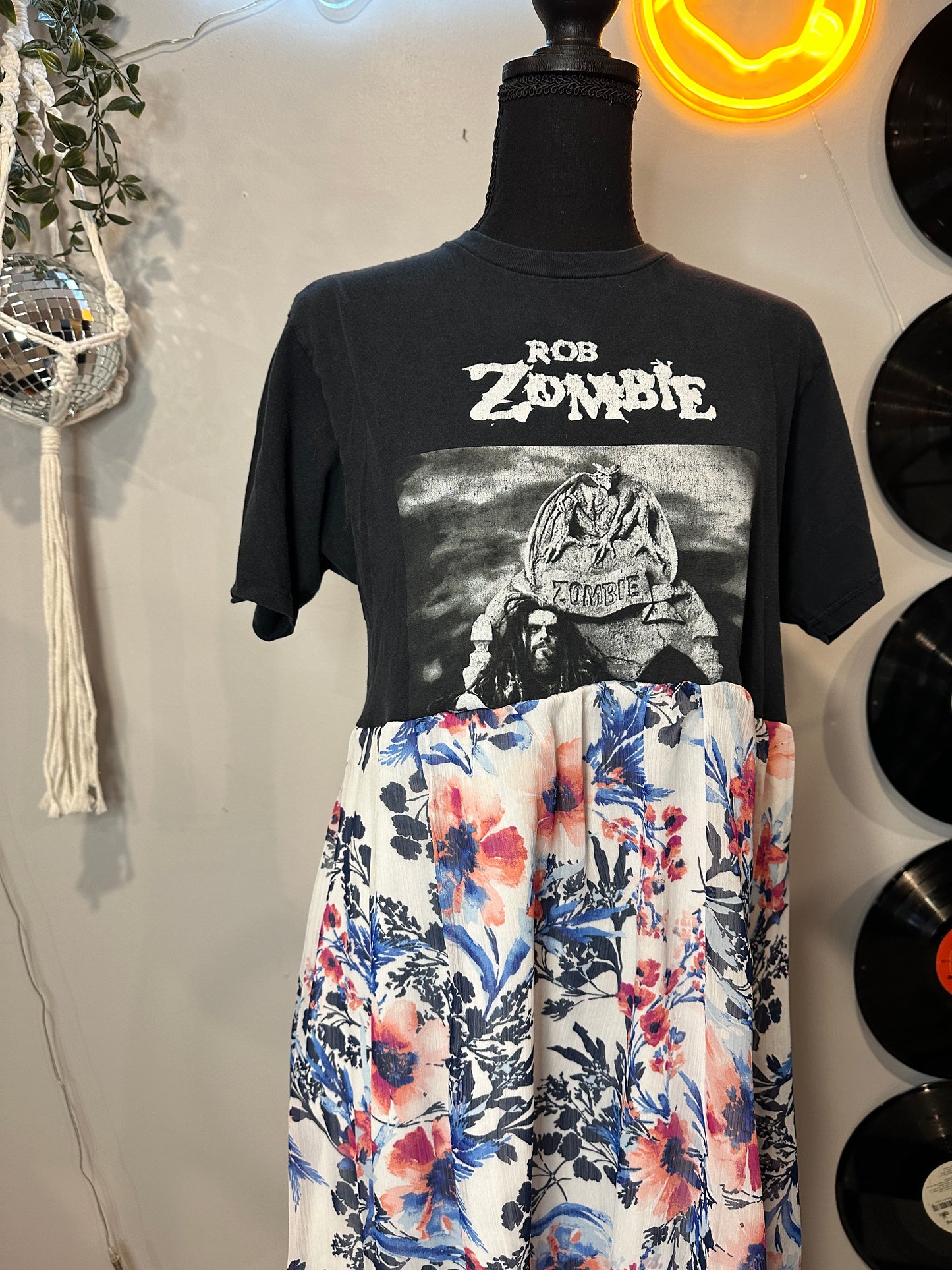 Rob Zombie Band Tee Dress Size M-L