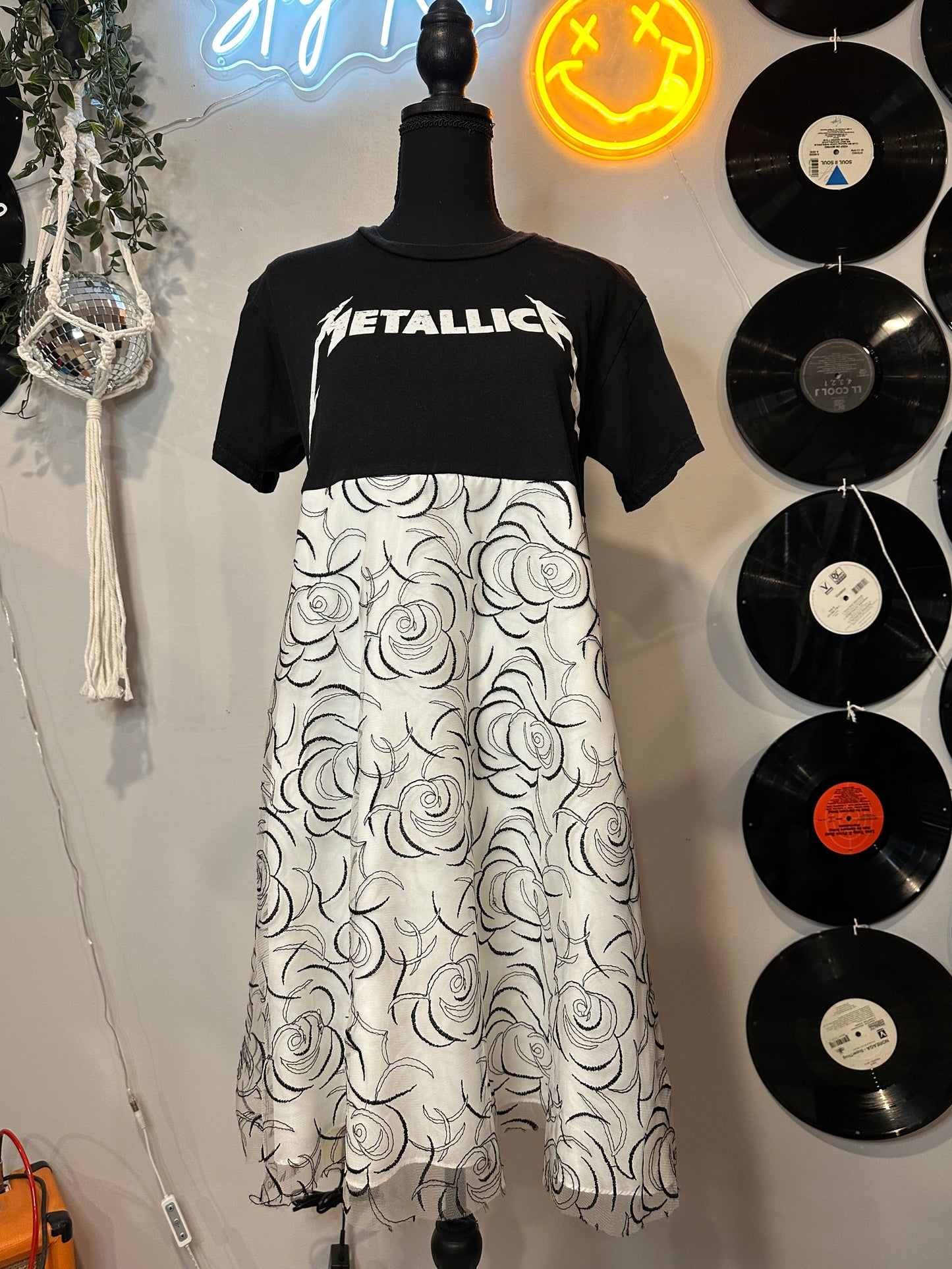 Metallica Band Tee Dress Size S-M