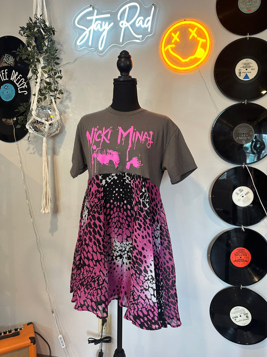 Nicki Minaj Band Tee Dress Size Medium