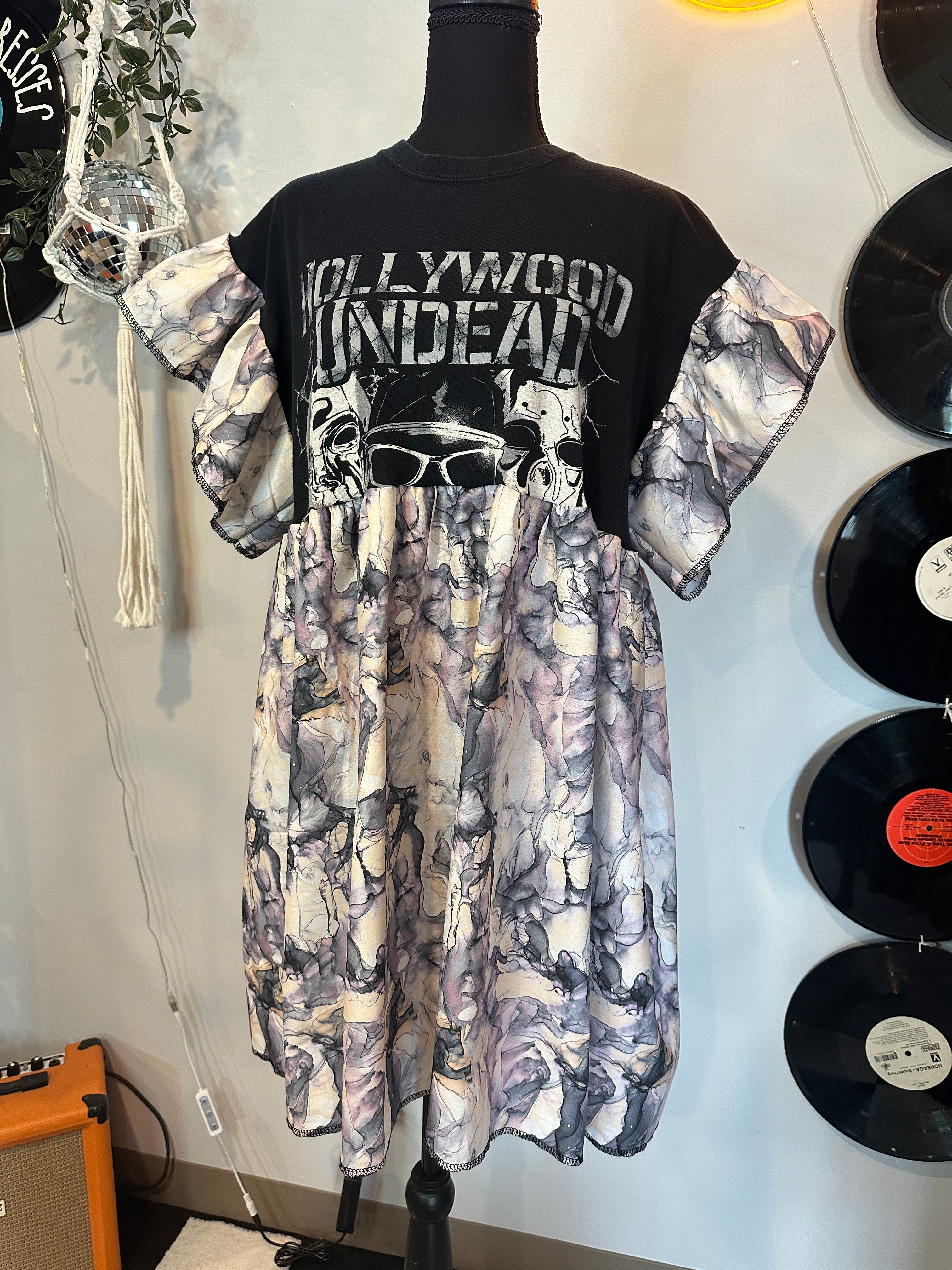 band tshirt dress