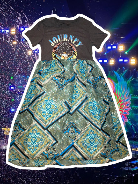 Journey Band Tee Dress Size M-L