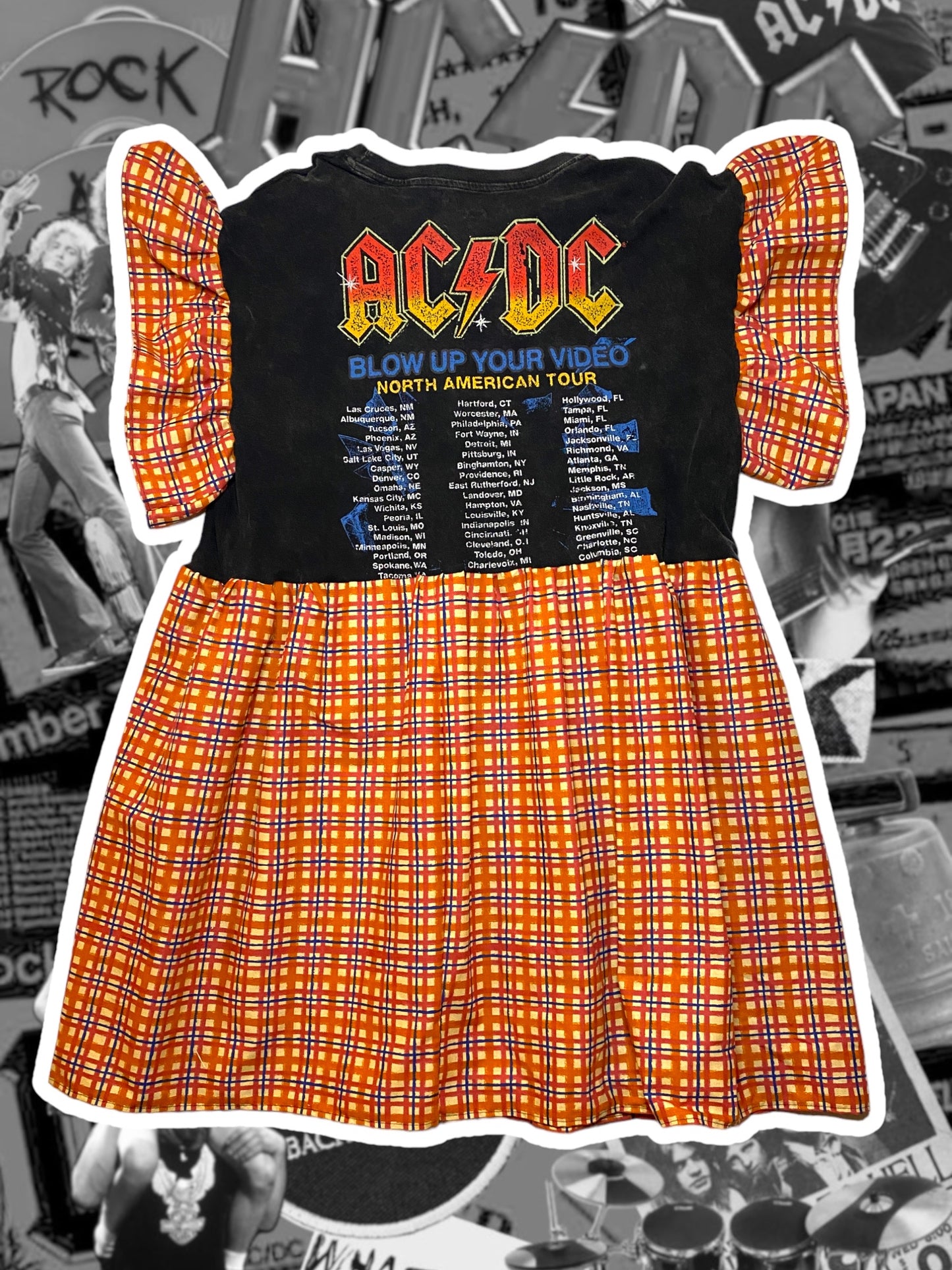 AC/DC Smock Dress Size M-L