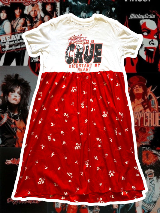 Motley Crue Band Tee Dress Size L-XL