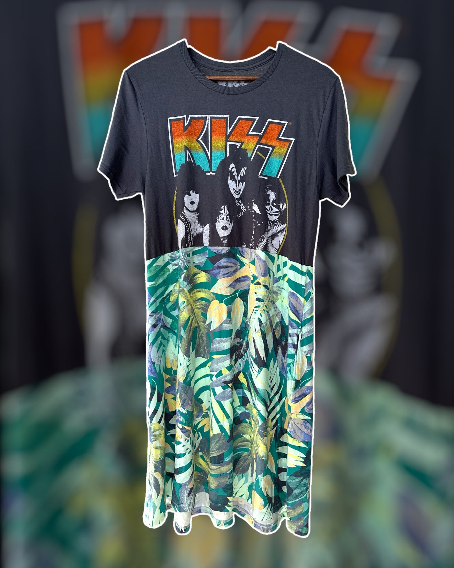 Kiss Band Tee Dress Size S-M