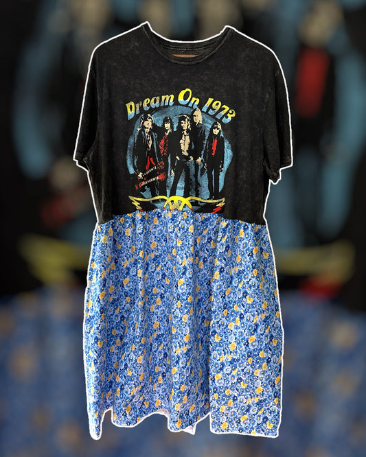 Aerosmith Band Tee Dress Size M-L