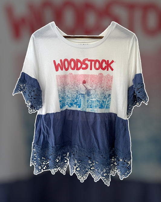 Woodstock Shirt Rework Size L-XL