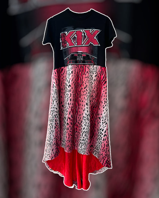 Kix Band Tee Dress Size S-M