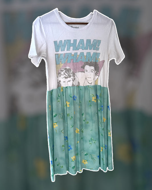 Wham Band Tee Dress Size XS-M