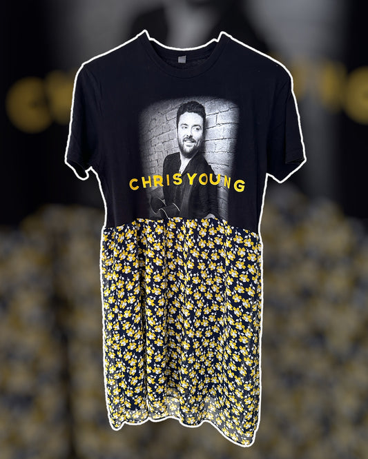 Chris Young Band Tee Dress Size S-M