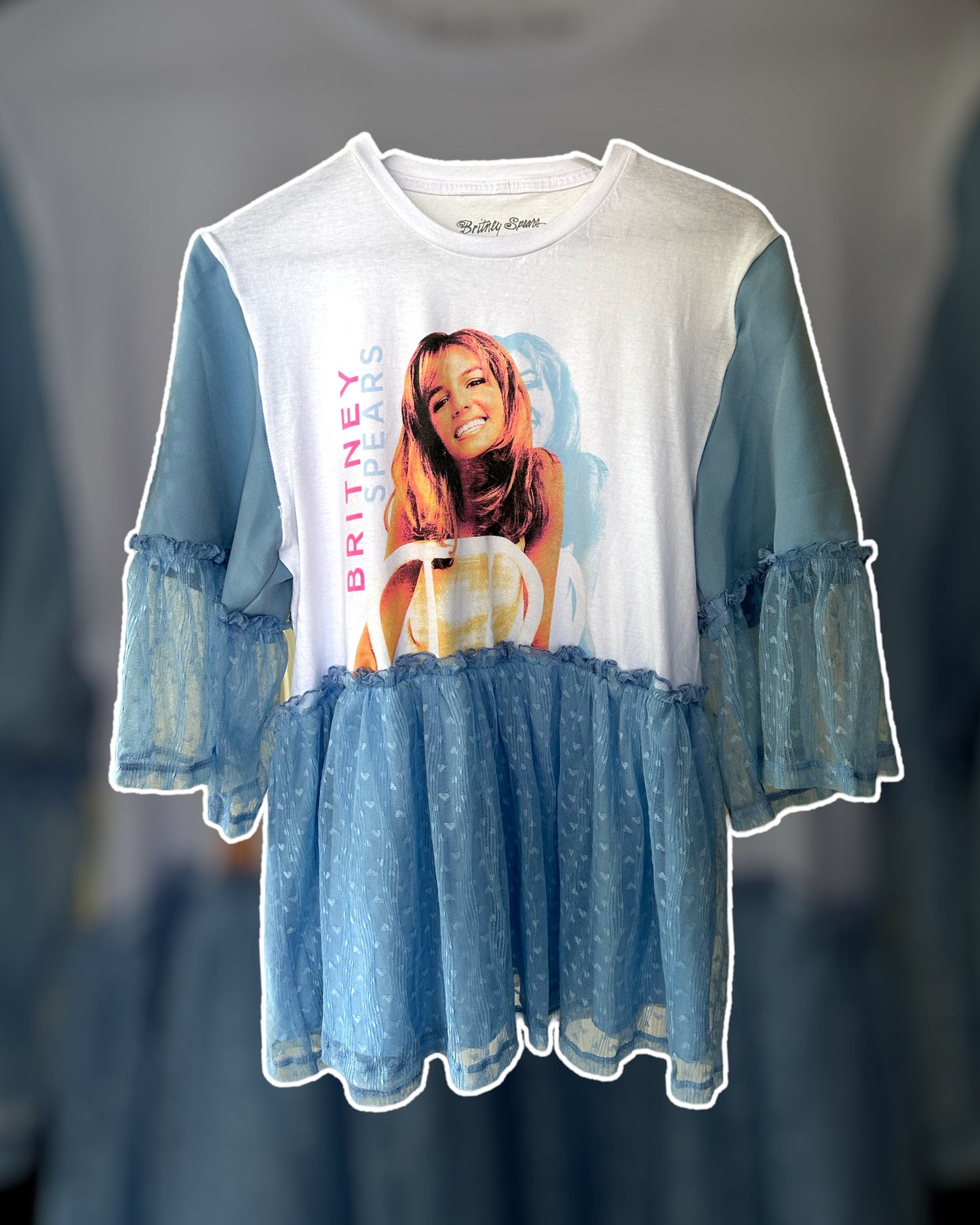 Britney Spears Shirt Rework Size M-L