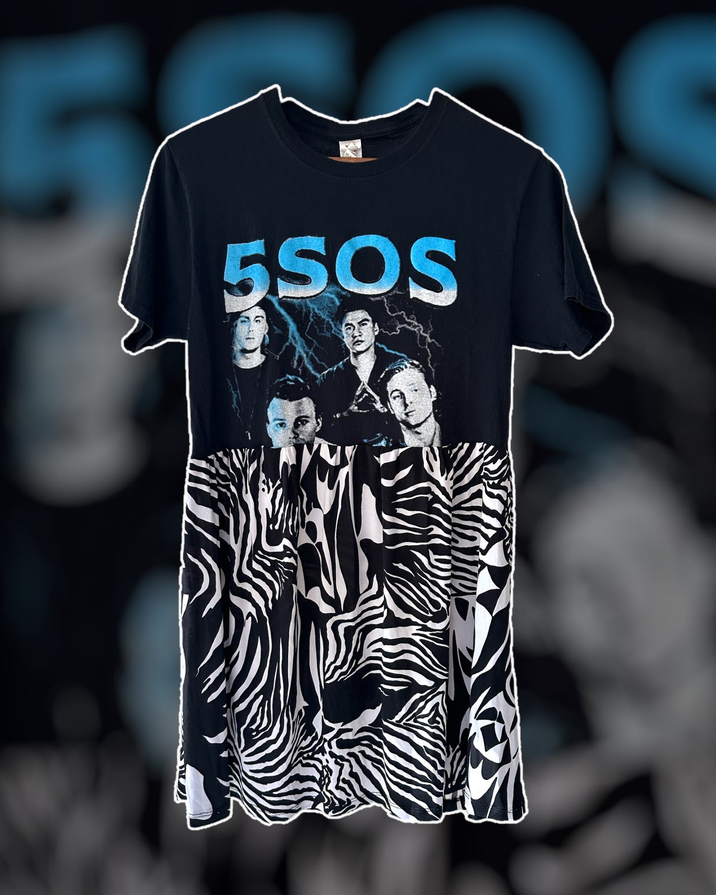 5SOS Band Tee Dress Size S-M