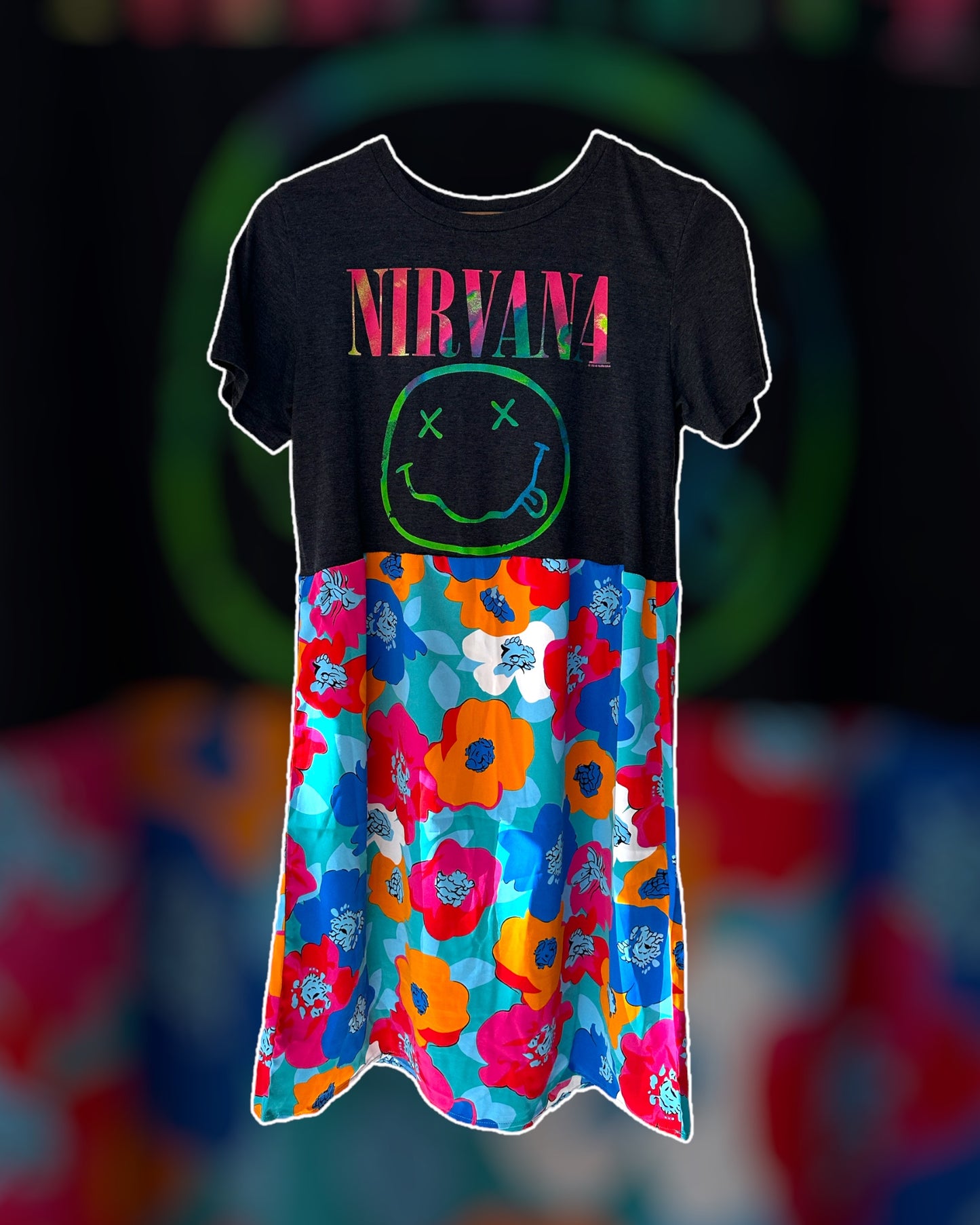 Nirvana Band Tee Dress Size Medium
