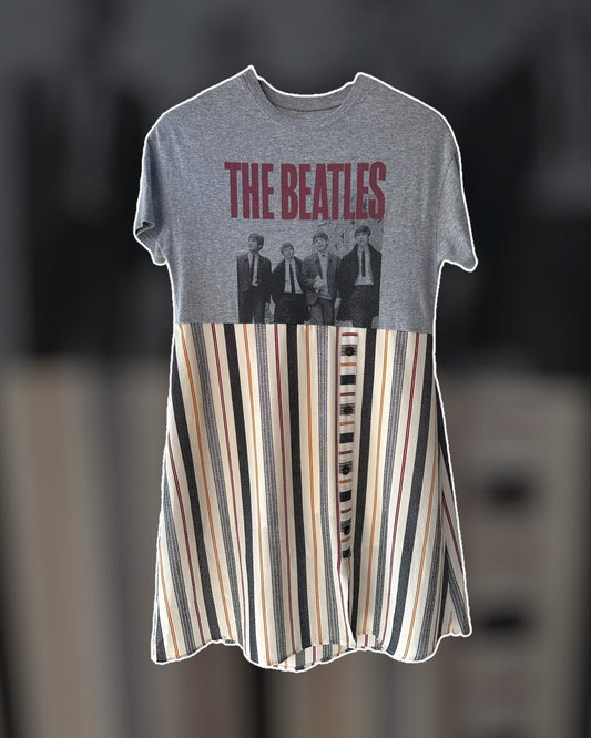 Beatles Band Tee Dress Size Medium