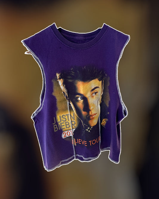 Justin Bieber Tee Rework Size Medium