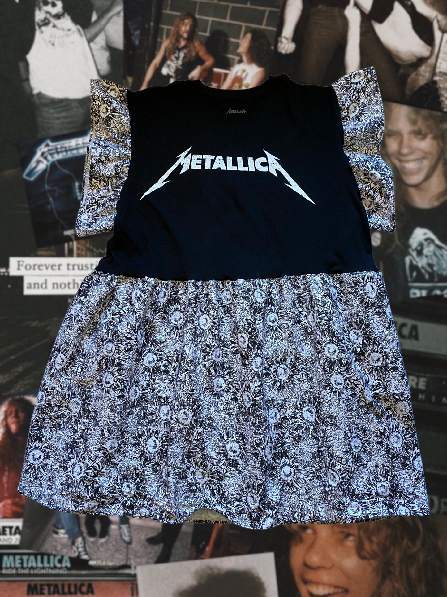 Metallica Band Tee Smock Dress Size 2X