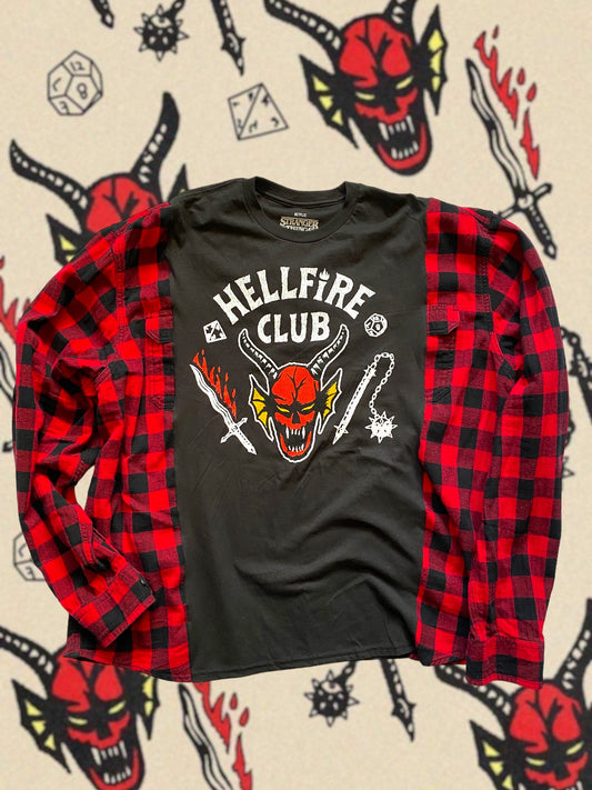 Stranger Things Tee Flannel