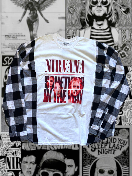 Nirvana Band Tee Flannel